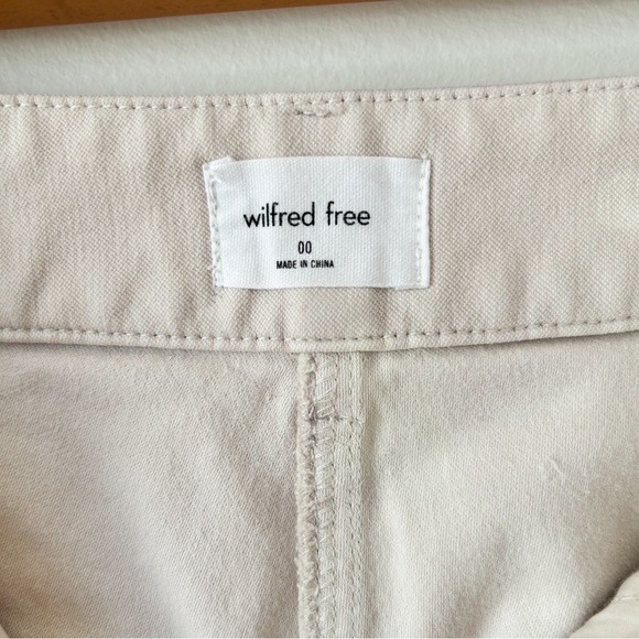 Aritzia Wilfred Free Brennan Pants in Birch Women's Modern Utility Cargo Size 00 - Picture 7 of 9